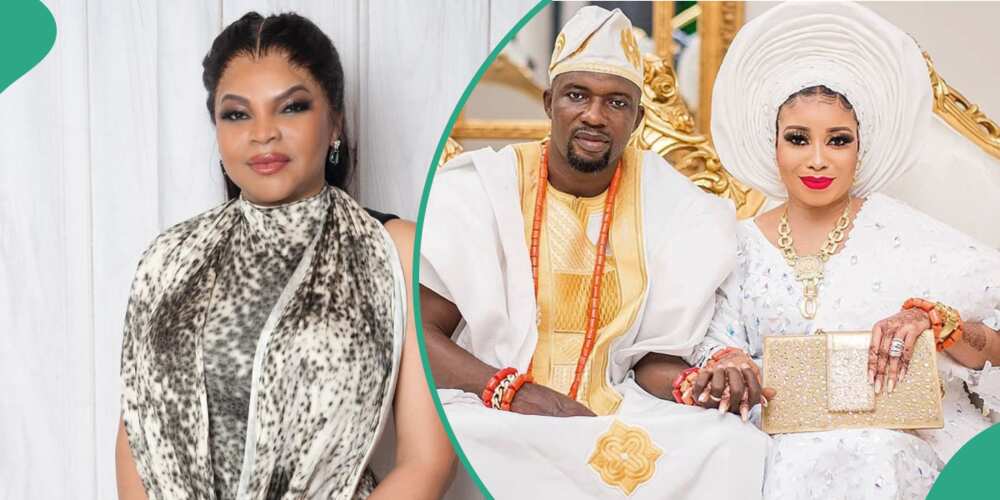 Faith Ojo addresses rumours about Lizzy Anjorin's husband.