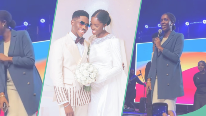 Moses Bliss' wife's new dressing style receives applause: "Awwww so beautiful"