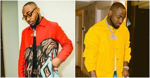 Photos of Davido.