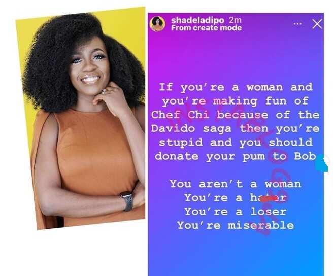 You're stupid if you're a woman making fun of Chioma - OAP Shade Ladipo