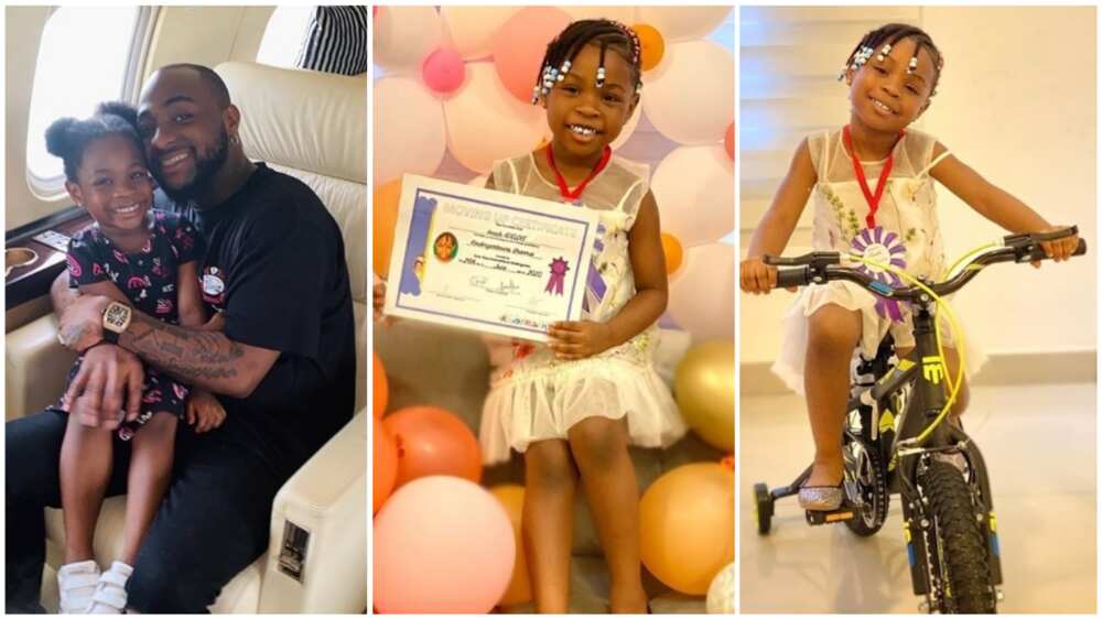 Davido's daughter Imade graduates from kindergarten, receives gift