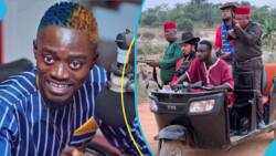 Lil Win details why he chose Nollywood superstars over Ghanaian actors for his movie, fans hail him