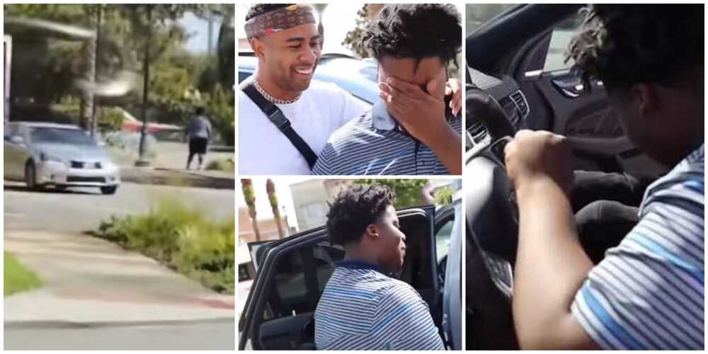 Reactions as kind boss fires camera man for showing up to work late and gifts him new car
