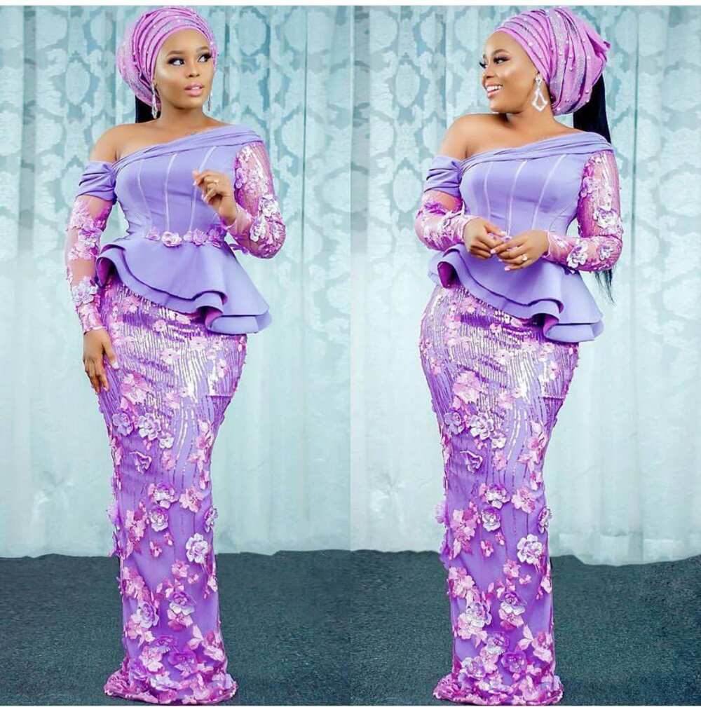 Latest Nigerian lace blouse styles 