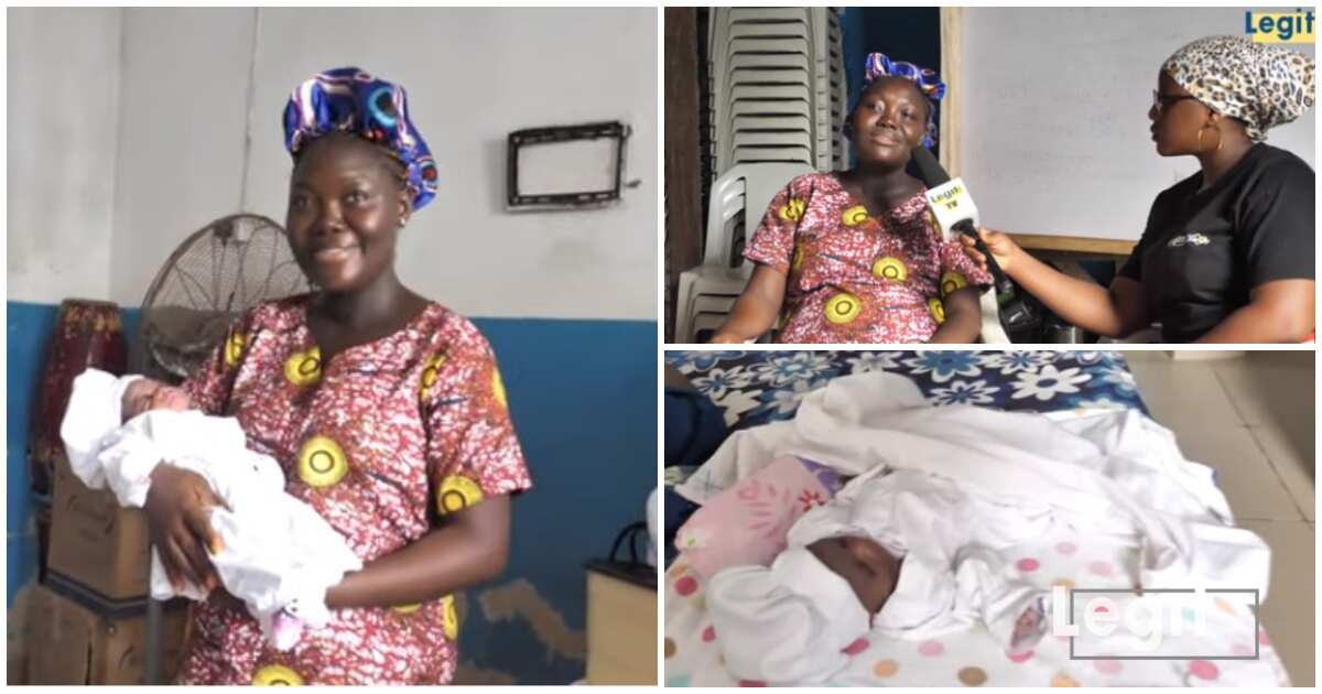 I Was Feeling the Baby on My Back: Nigerian Lady, 37, Pregnant for 6 Yrs Shares Story as She Finally Delivers