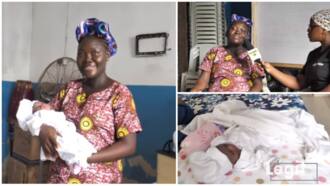 I was feeling the baby on my back: Nigerian lady shares story as she finally delivers