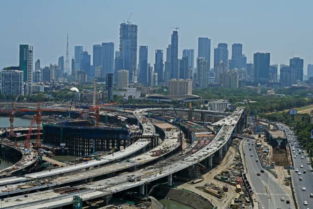 The Mumbai skyline