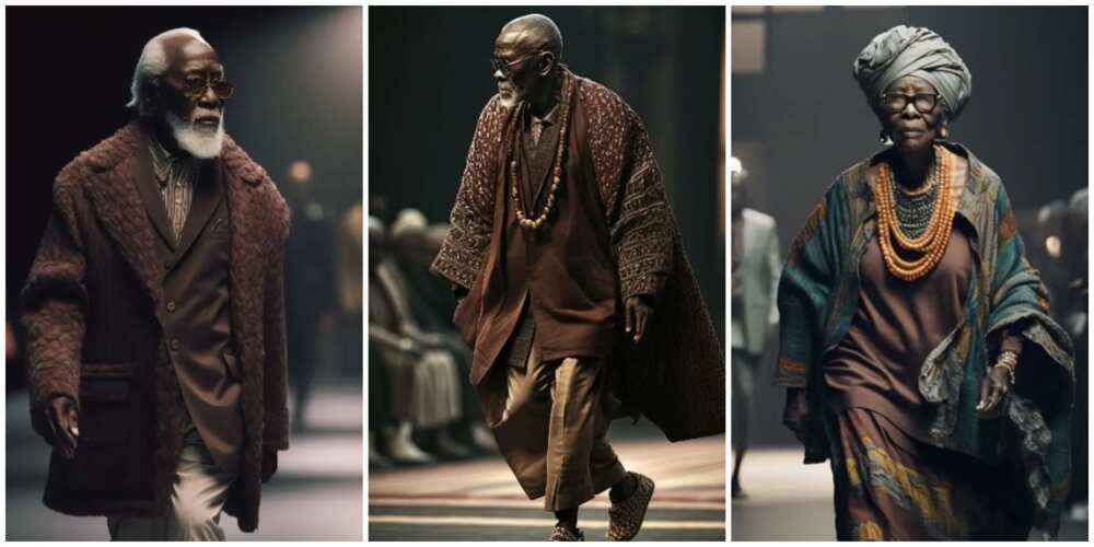 AI Fashion Week: Here Are Classy Snapshots Of Elderly Wearing Classic  Outfits