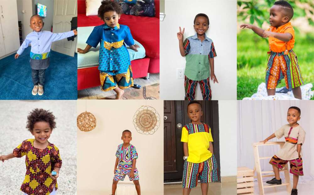 pictures of ankara styles for children's gowns