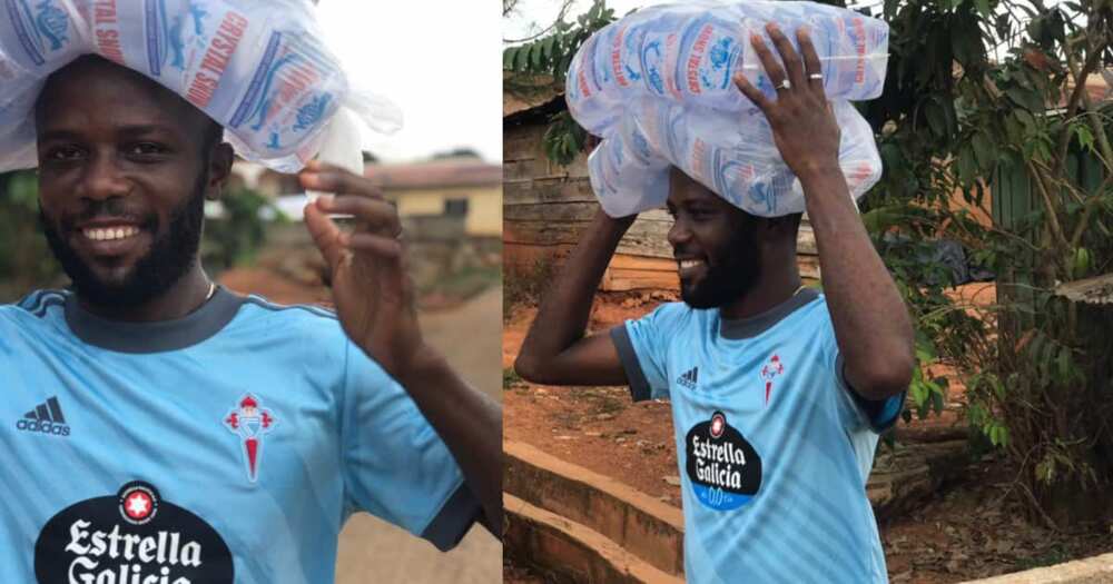 KNUST sells water after school due to unemployment