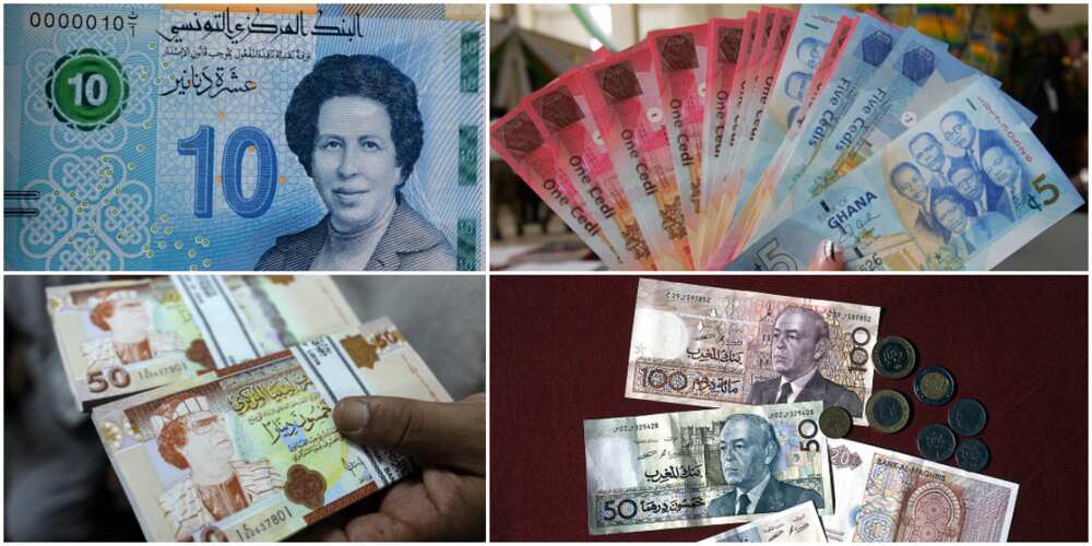 Top 5 African currencies with the highest exchange rates against dollars in 2021