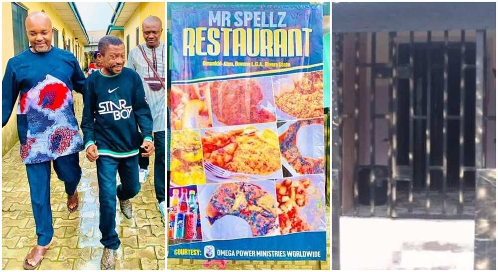 Mr Spells gets an equipped restaurant from OPM pastor Chibuzor Chinyere.