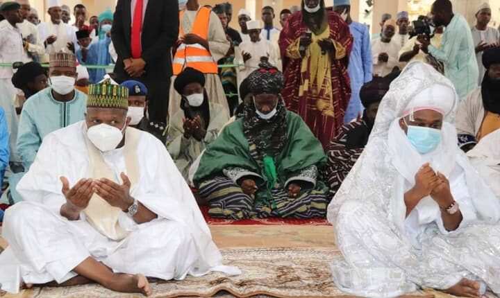 Gwamna Inuwa Yahaya da Sarkin Gombe