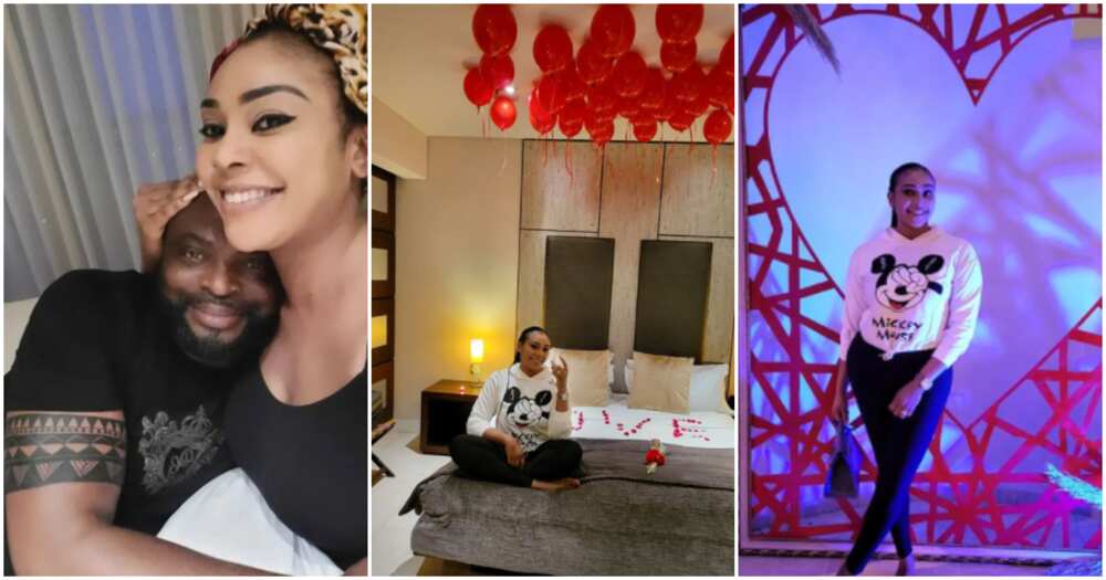 Valentine Day: Ehi Ogbebor's lover whisks her away on romantic trip