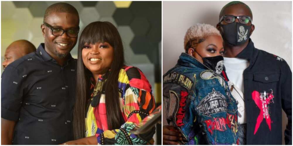 Reactions as Funke Akindele's hubby, JJC Skillz shares stunning photos and brags heavily about actress