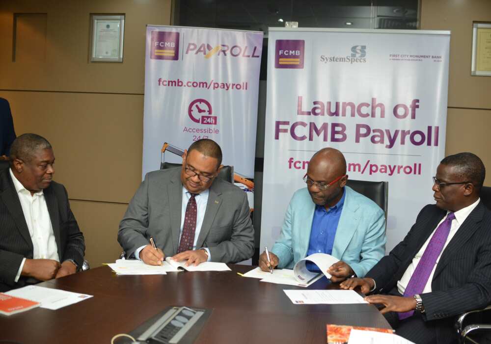 FCMB and SystemSpecs Sign MoU, launch payroll Solution for SMEs