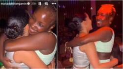 "I thought they wanted to kiss": BBNaija's Maria & Saskay hug passionately as they meet at event, fans react