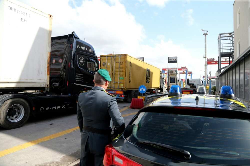 Naples police seized nearly 100 million items worth over 470 million euros in 2022