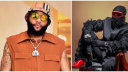 Balaclava season: Singer Kcee sports fully masked ensembles in new photos