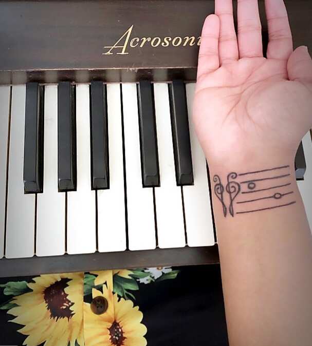 3D Piano Keyboard Tattoo  Best Tattoo Ideas Gallery