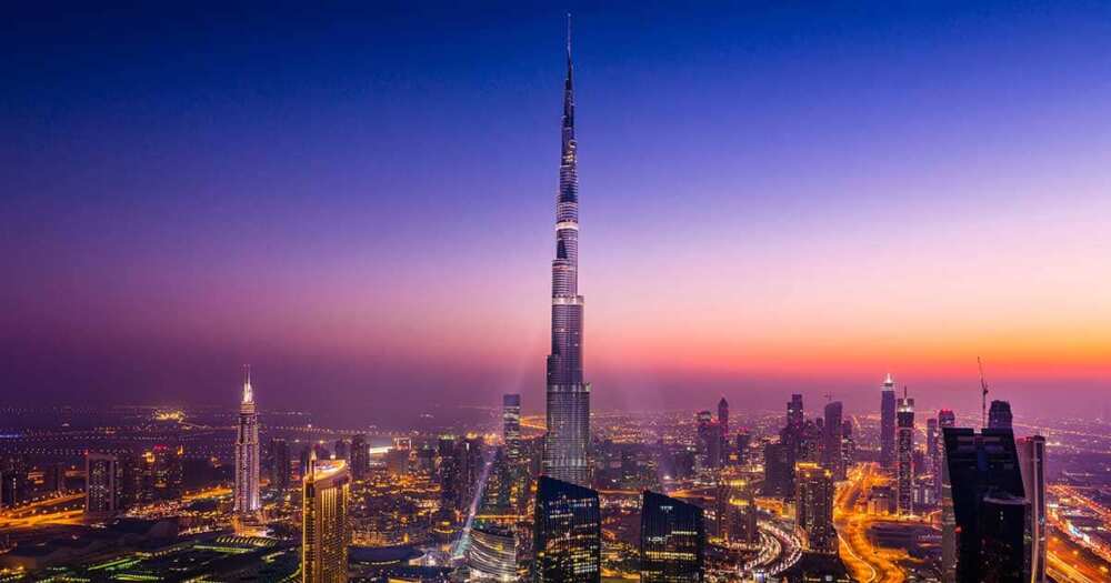 The Burj Khalifa.