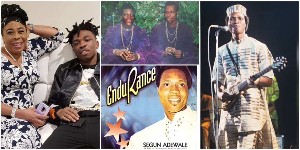 Meet Segun Adewale, Mayorkun's Uncle Who is Also a Musician and Once Had a Group with Shina Peters