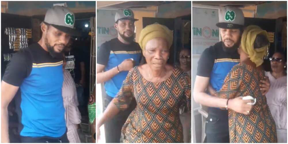 Tears and Hugs Flow in Emotional Video As Seun Egbegbe Visits Mum After ...