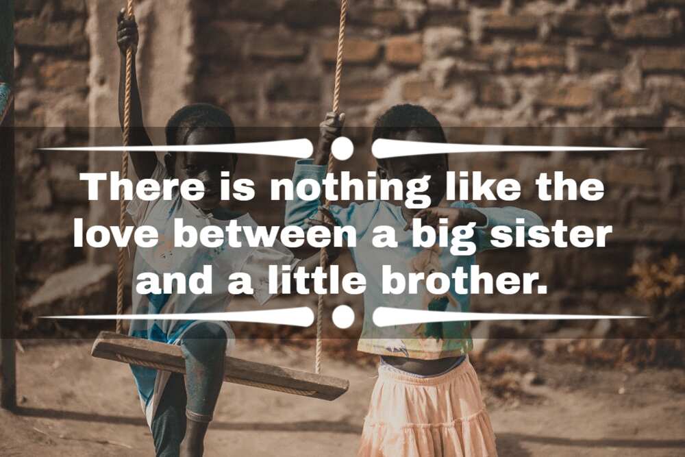 older brother and younger sister quotes