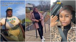 "I want to japa": Pretty lady who served as corps member relocates to UK, her video makes Nigerians talk