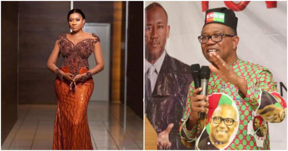 Photos of Peter Obi and May Yul Edochie