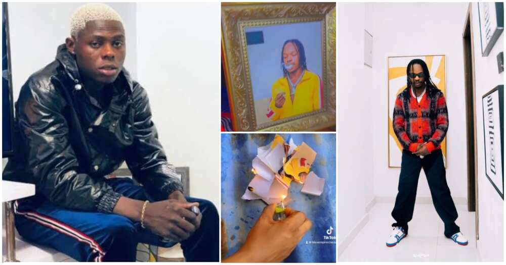 Naira Marley, Mohbad, Naira Marley frame