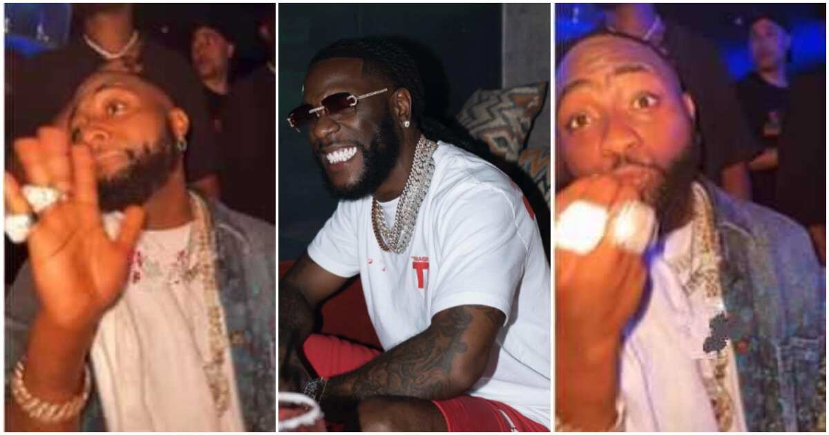 See the viral video of Davido dancing to Burna Boy's song that's gone viral online