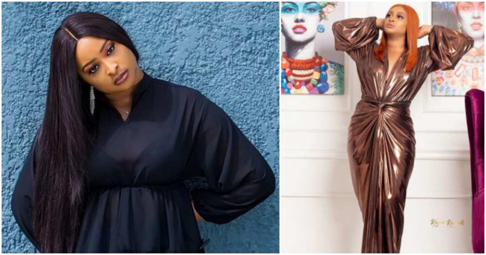 Etinosa reacts as brand discloses the price of her dress