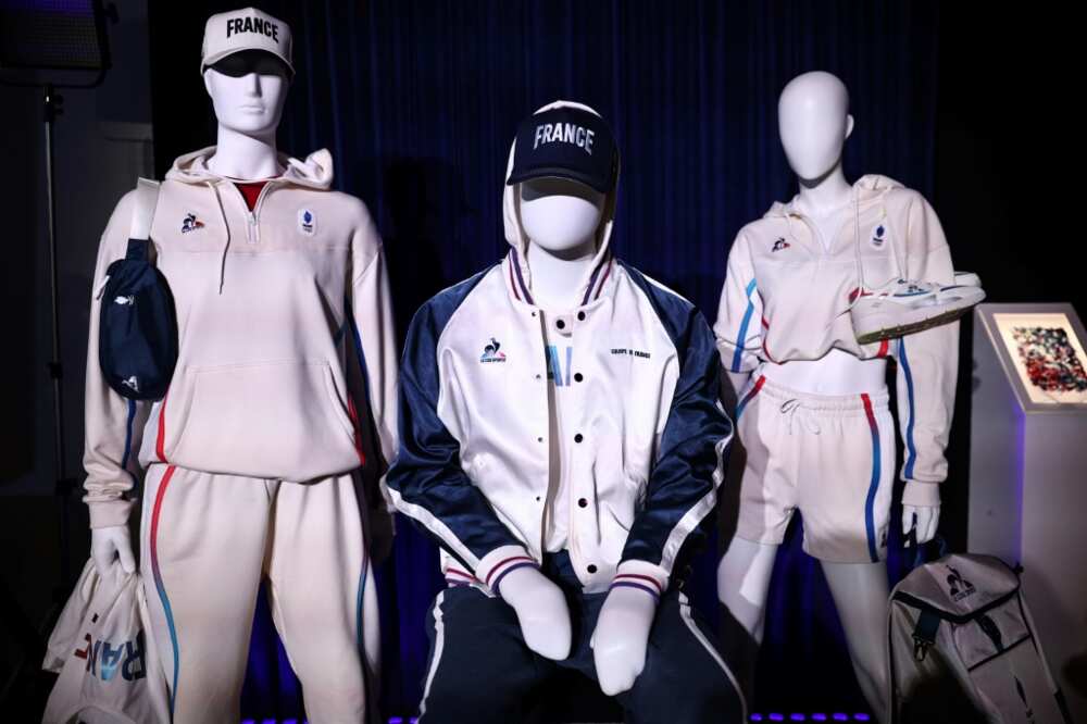 The company unveiled its outfits for French athletes in Paris in January