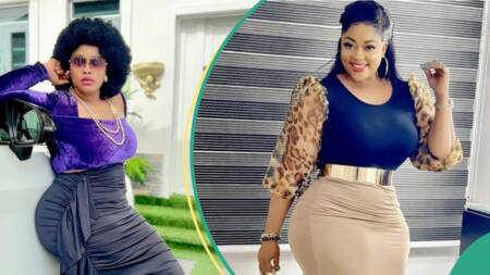 From exposing her body to covering up: How Omoborty changed her curvy shape with ten cute photos