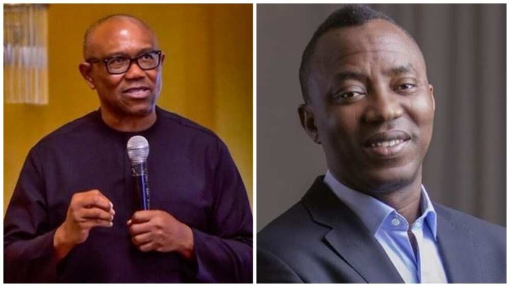 Peter Obi, Omoyele Sowore, 2023 presidential election, Labour Party, Amanbra state