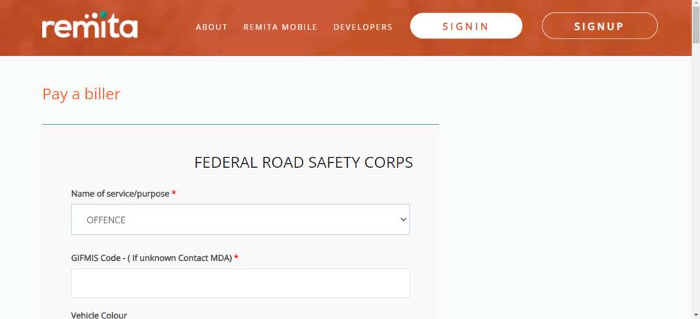 frsc gifmis code frsc gifmis code