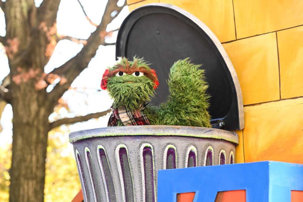 Oscar the Grouch attends the 2023 Macy's Thanksgiving Day Parade