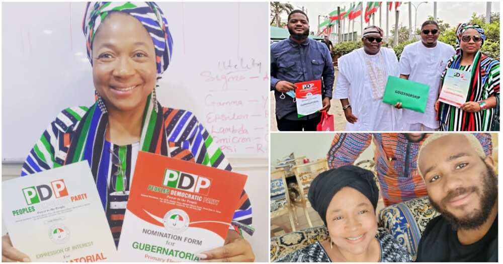Susan Waya picks up PDP nomination form to run for governor Susan Waya picks up PDP nomination form to run for governor