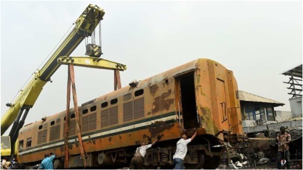 Man Sets Train on Fire in Offa