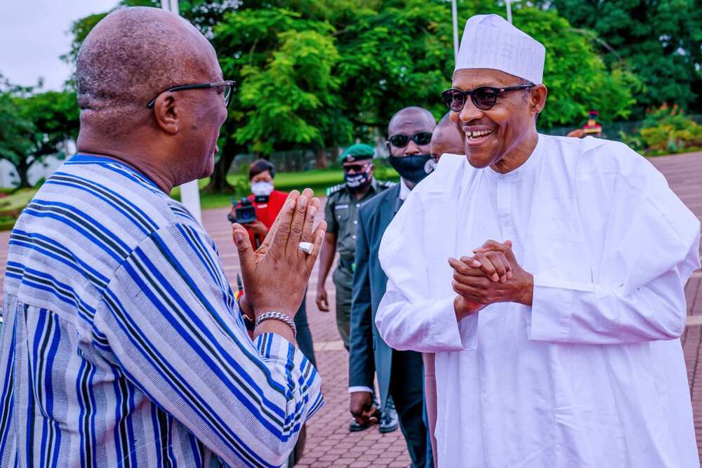 President Buhari receives Burkina Faso president in Aso Rock President Buhari receives Burkina Faso president in Aso Rock