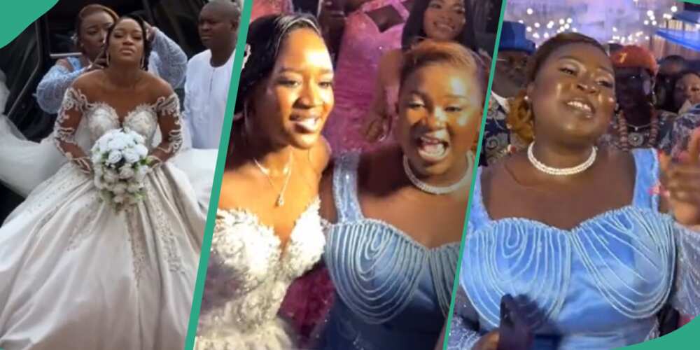 Nigerian dances with her friend who is her brother's bride
