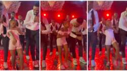 Little girl shows off great moves while dancing with men at wedding, leaves guests wowed in cute video