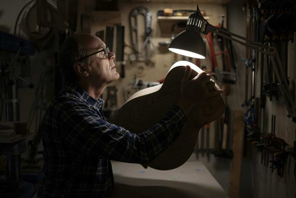 Softwoods like spruce are used for soundboards, which amplify the vibrations of the strings