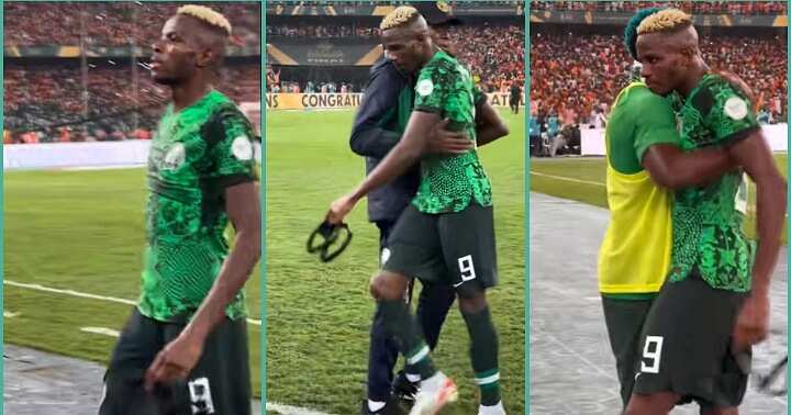 Moment Victor Osimhen Almost Broke Down In Tears As He Left Pitch After ...