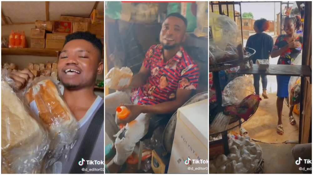 Bread prices in Nigeria/businessman made his customers happy.
