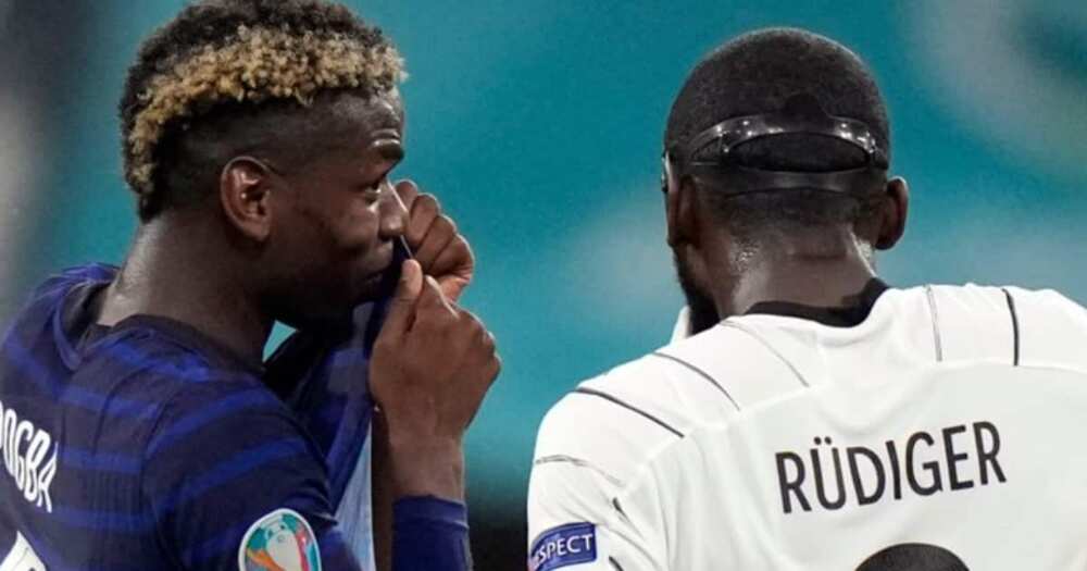 Chelsea's Antonio Rudiger Bites Paul Pogba During Tense Euro 2020 Clash