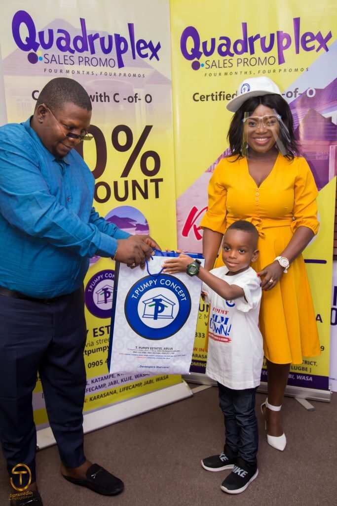 4-year-old “Mummy Calm Down” boy bags multi-million naira endorsement deal with real estate company (Photos)