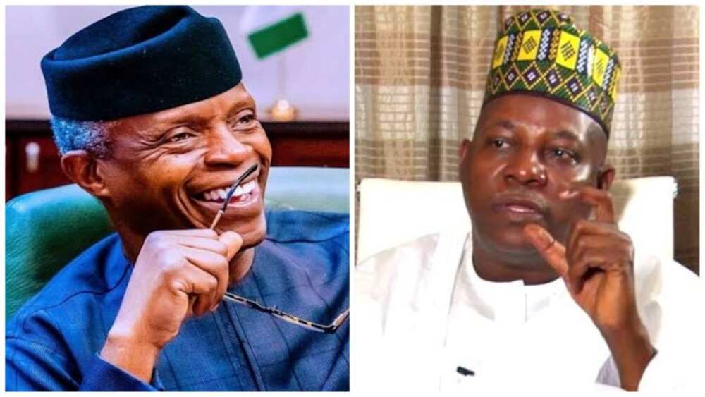 Kashim Shettima, Yemi Osinbajo, All Progressives Congress, 2023 presidential election, Bola Tinubu