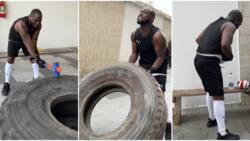 We see the biceps: Fans hail Davido's dedication as he shares video of rigorous workout routine
